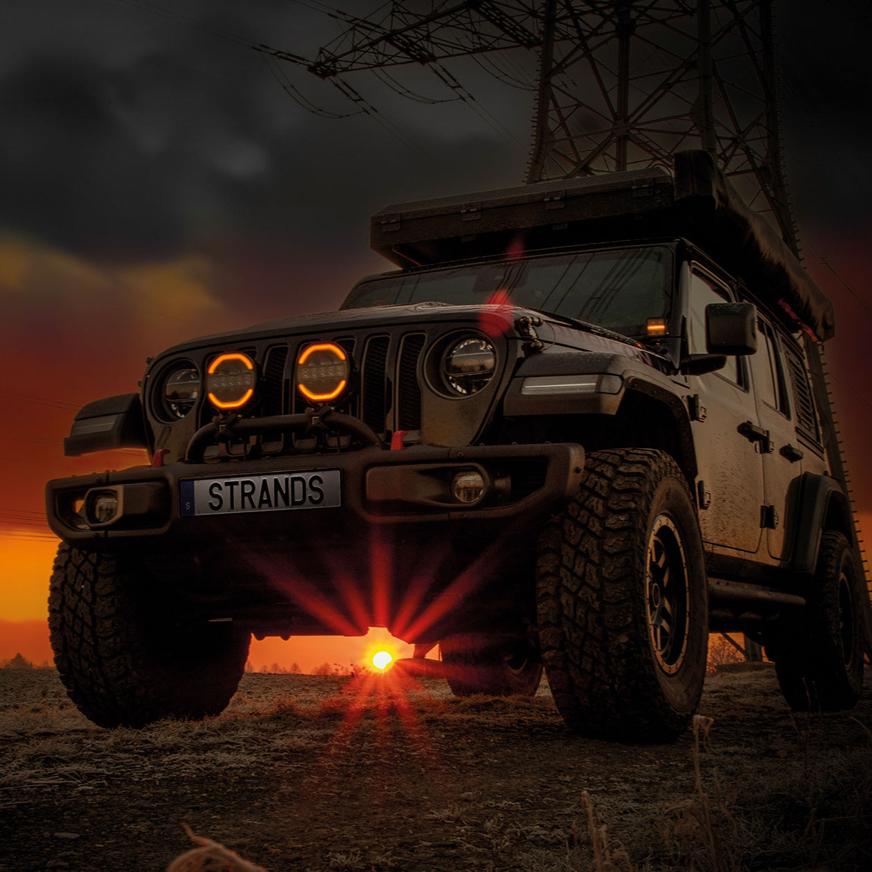 Strands Skylord EXP 7" LED-lisävalo – kuva 3