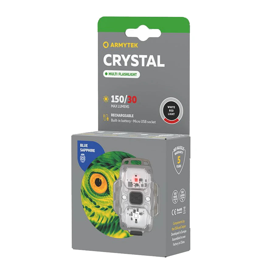Monitoimilamppu Armytek Crystal Harmaa 5 in 1 Valkoinen & Punainen 150 lm
