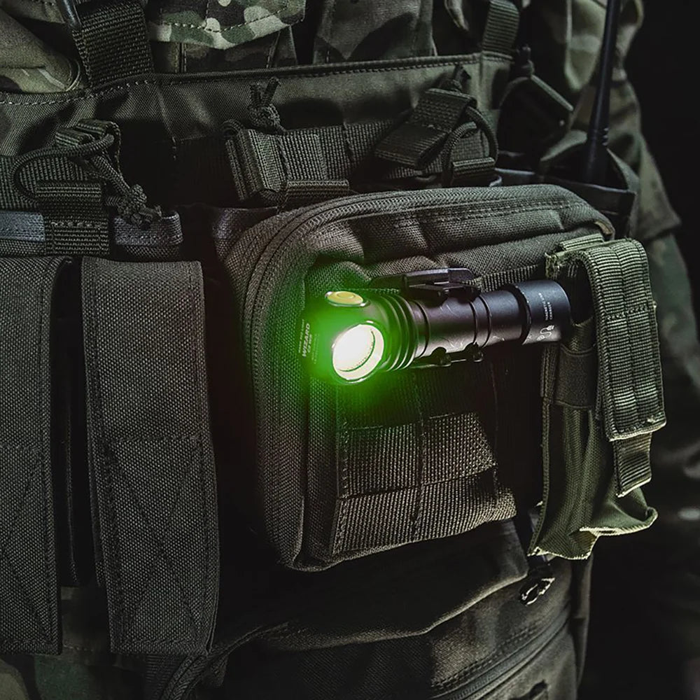 Otsalamppu Armytek Wizard C2 WG Magnet USB Lämmin Sävy & Vihreä 1020 lm