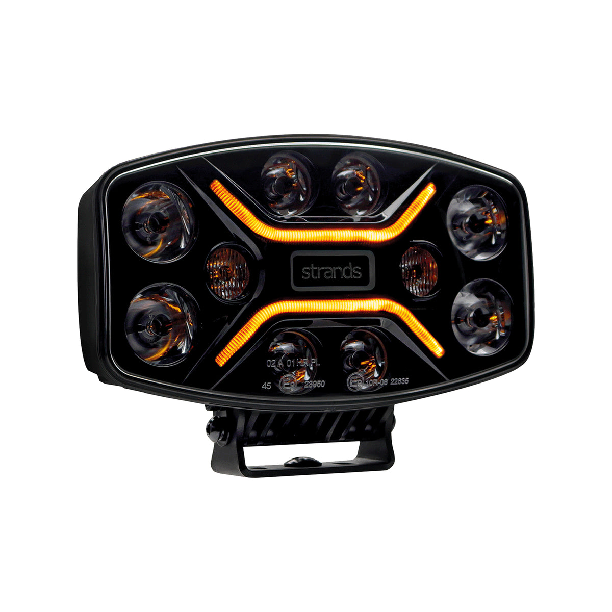 Strands Dark Knight Insane ovaali LED-lisävalo – kuva 2