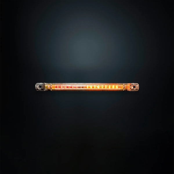 Fiberoptic LED Takavalo, parkki/jarru/vilkku, 237 mm, 5 m johto – 3-toiminen LED-takavalo
