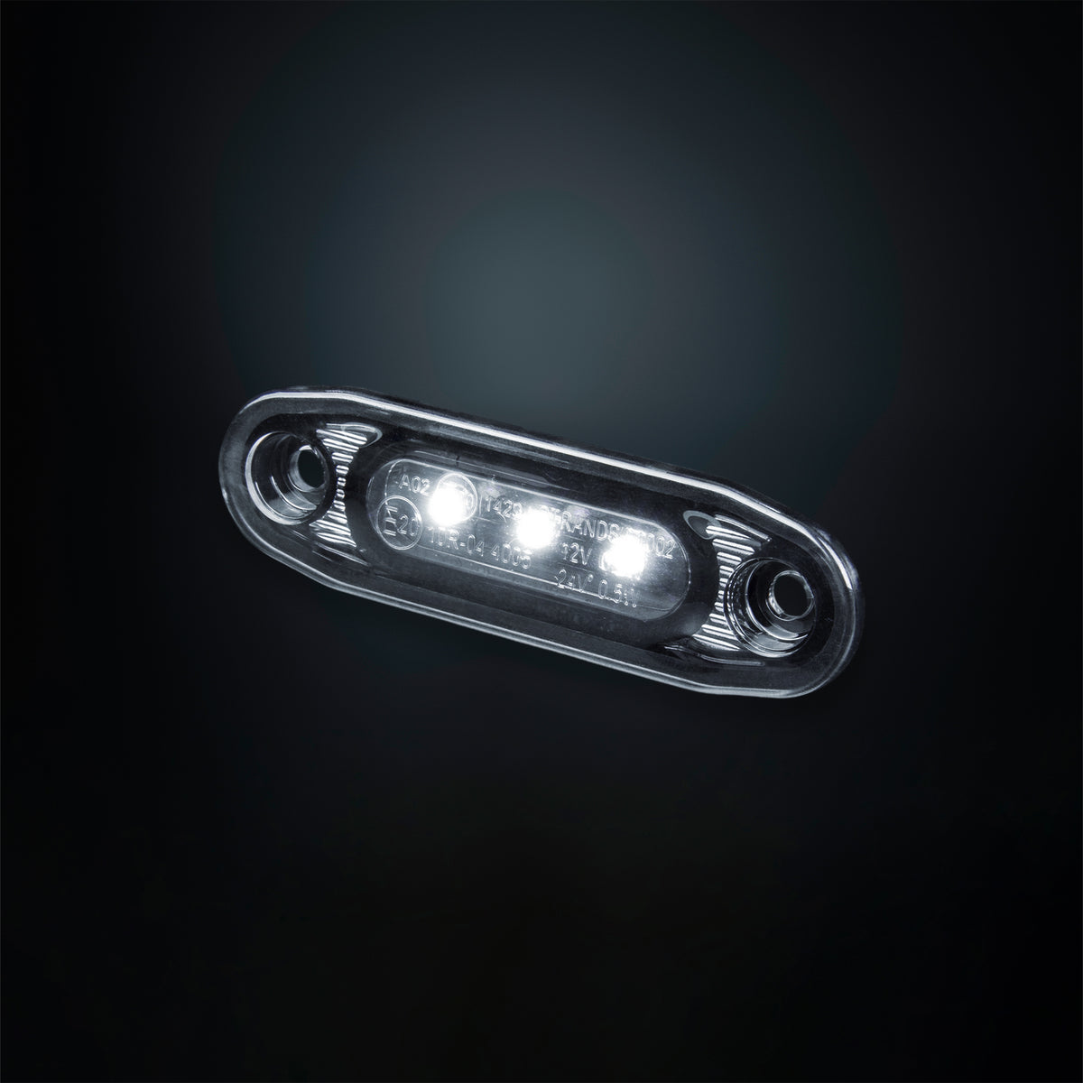 Strands Dark Knight Ultra Slim (valkoinen) – valkoinen etuäärivalo