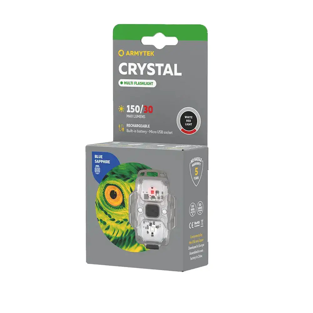Monitoimilamppu Armytek Crystal Punainen 5 in 1 Valkoinen & Punainen 150 lm