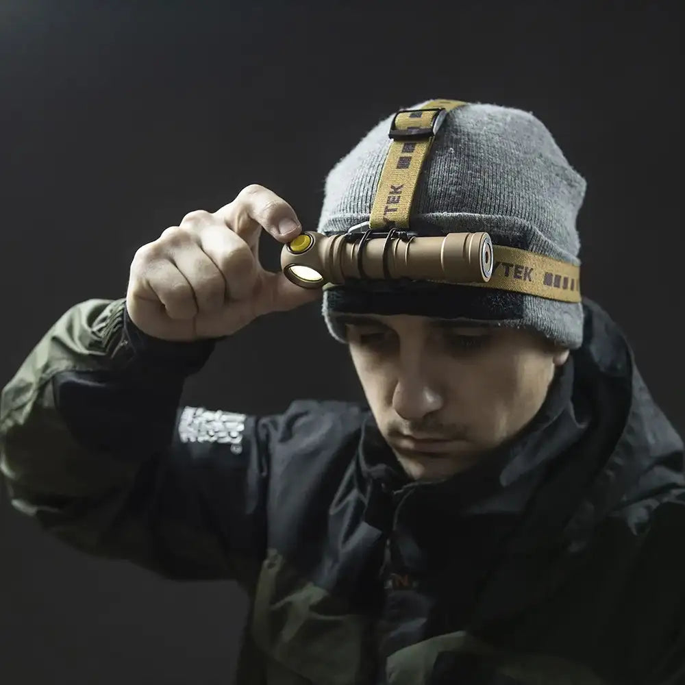 Otsalamppu Armytek Wizard C2 Pro Sand Kylmä Sävy 2500 lm