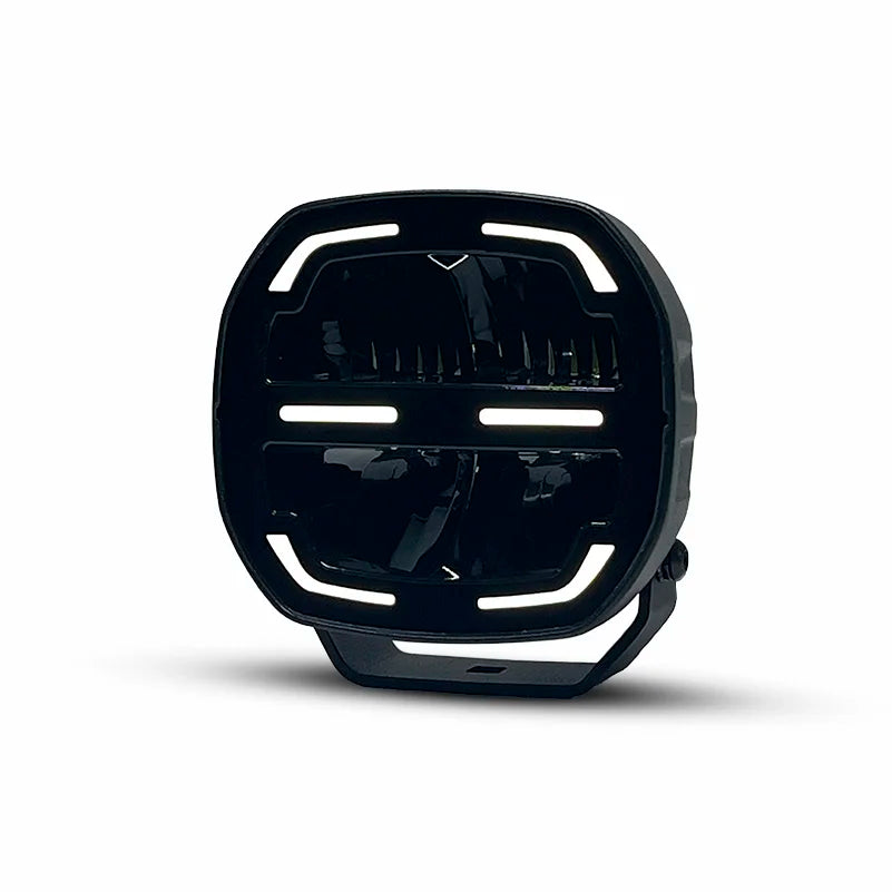 Monsterlux Core 5 LED-lisävalo Mustalla Rungolla