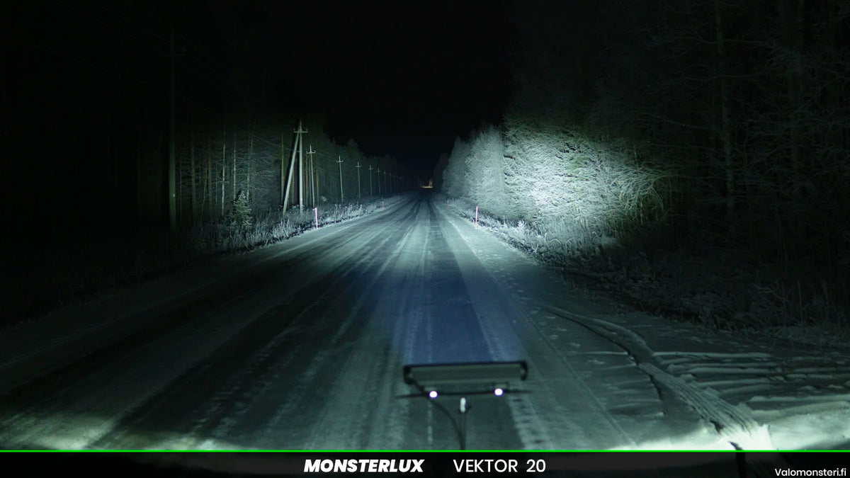 Monsterlux Vektor 20 LED-lisävalopaneeli