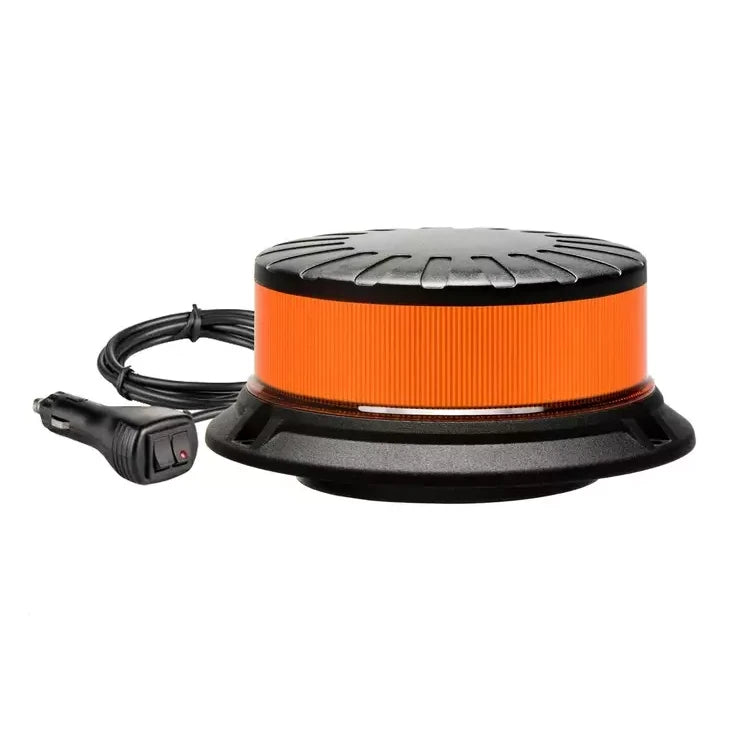 LED Majakka Keltainen R65, Tup.Syt., Magneetti Kiinnitys, Mini